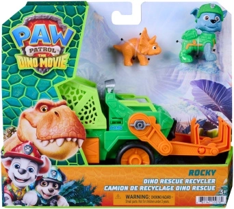 Paw Patrol Dino Movie Rocky's Recycling Vehicle with Figures