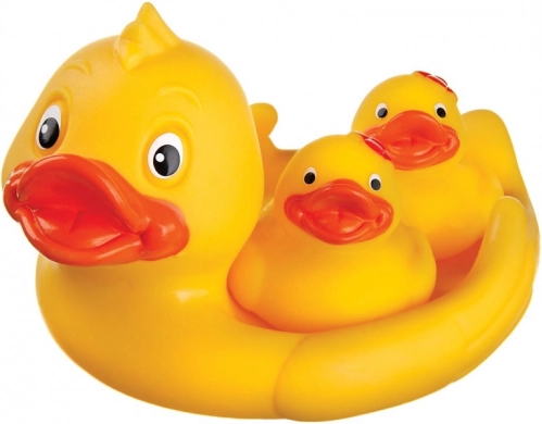 Guminės vonios ančiukės su muiline Hencz Toys