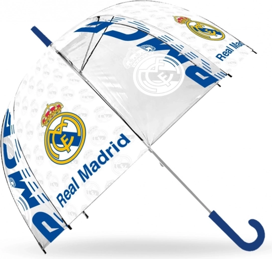 permatomas vaikiškas skėtis REAL MADRID, rankinis, 19″