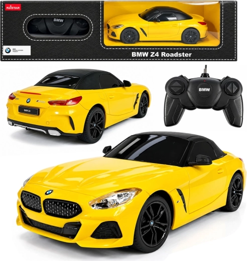 RC Car BMW Z4 Roadster 1:18 Yellow