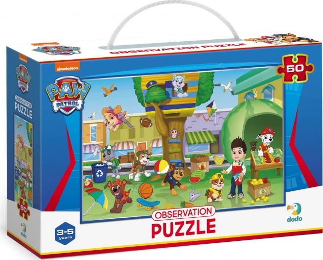 Dėlionė su paveikslėlių paieška PAW PATROL 50 detalių DODO