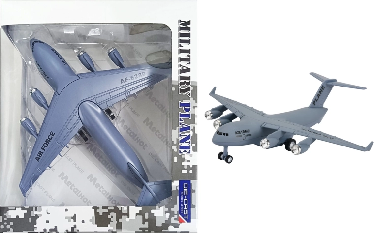 Metalinis lėktuvo modelis BOEING C‑17 1:300 su šviesomis ir garsais