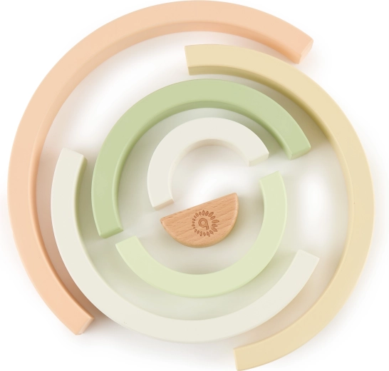 Bieco Fine Bunny Folding Wooden Rainbow