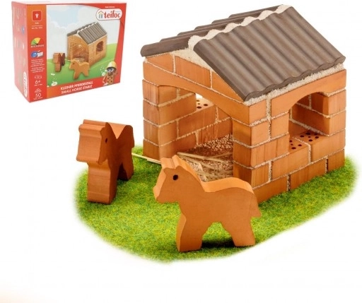 Teifoc Construction Set Small Stable in a Box 18x15x8 cm