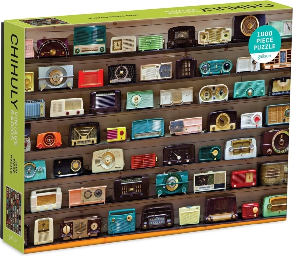 Galison Vintage Radios Puzzle 1000 Pieces