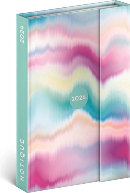 Savaitinis magnetinis 2024 metų dienoraštis batika, 11 × 16 cm
