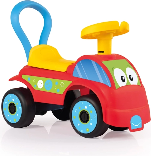 Vaikiškas paspiriamas automobilis – raudonas