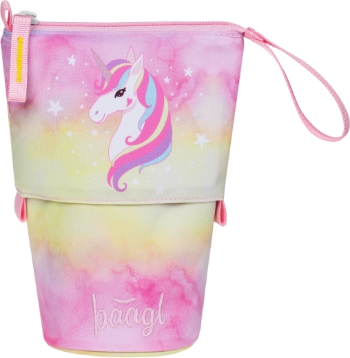 Pieštukinė BAAGL Rainbow Unicorn, stovelis rašymo priemonėms