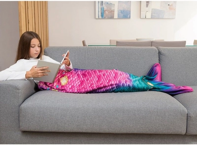 Magical Mermaid Tail Blanket