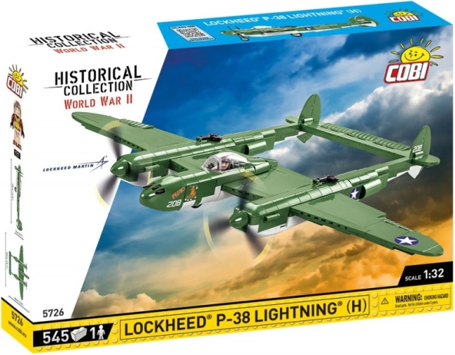 Konstruktorius COBI Lockheed P-38 Lightning 1:32