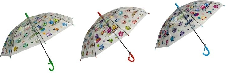 PLEJO kids’ pop-up umbrella cheerful little owls