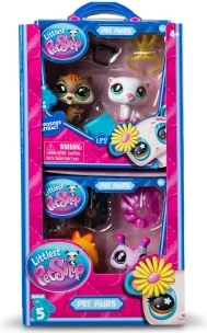 Littlest Pet Shop dviejų figūrėlių rinkinys su priedais, 7 serija