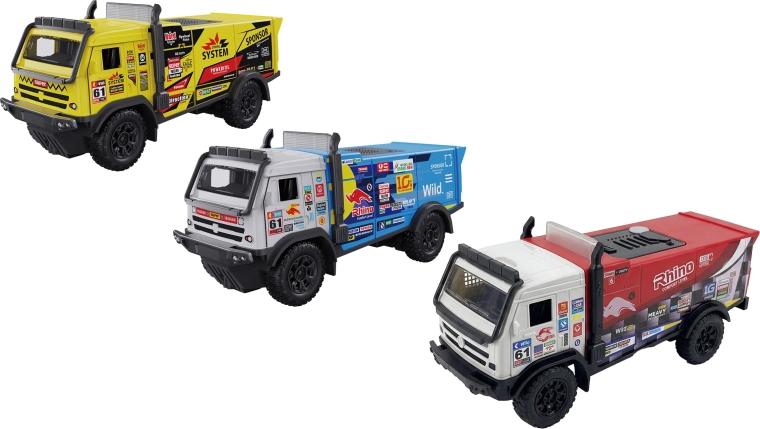 Racing Truck with Light and Sound Effects 22 cm - 1 piece