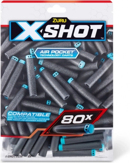 X-Shot Excel replacement foam darts 80 pcs