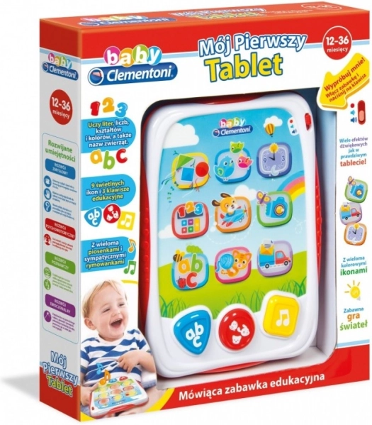 Mano pirmasis planšetinis kompiuteris vaikams CLEMENTONI