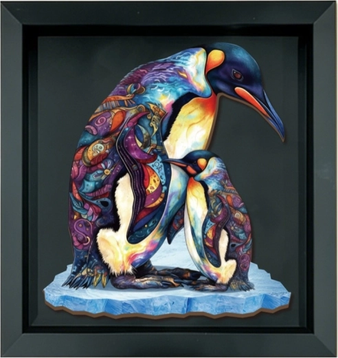 2Kids Toys wooden puzzle penguins