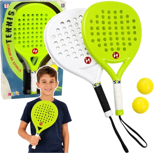 Beach tennis set – paddles and foam balls