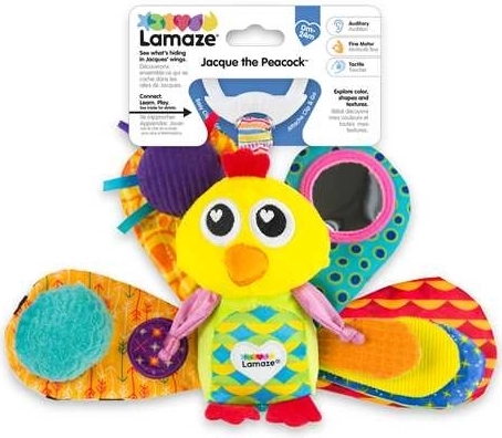 Lamaze Peacock Emil toy for children