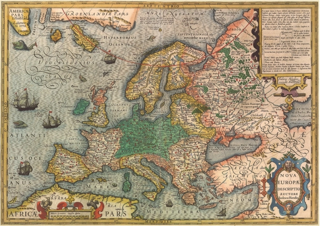 EDUCA dėlionė Europos žemėlapis 1000 dalių