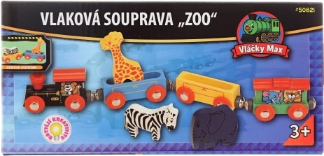 MAXIM Zoo Animal Train Set