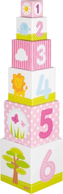 GOKI Afrikos dėžučių bokštas