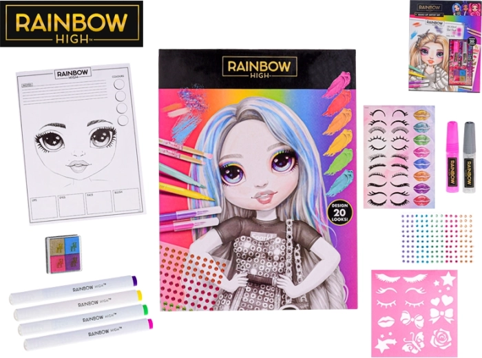 Madingas kūrybinis rinkinys Rainbow High – 1 vnt.