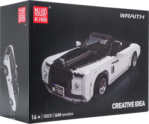 MOULD KING White Convertible Building Set (1688 pieces)