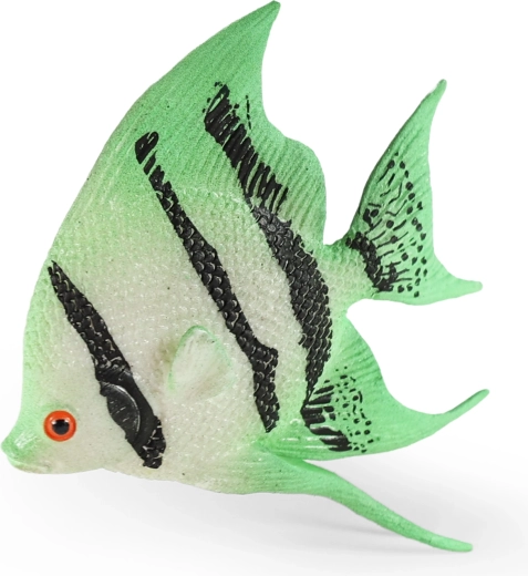 Žalia guminė žuvelė, 10 cm