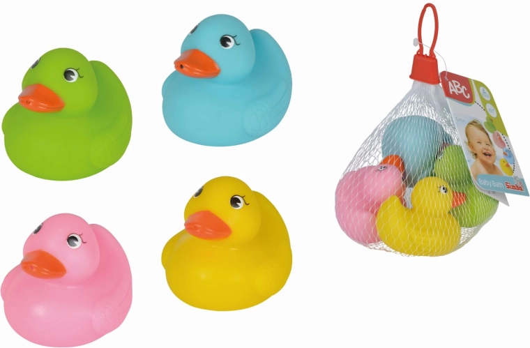 SIMBA colorful bath ducks - 4 pcs