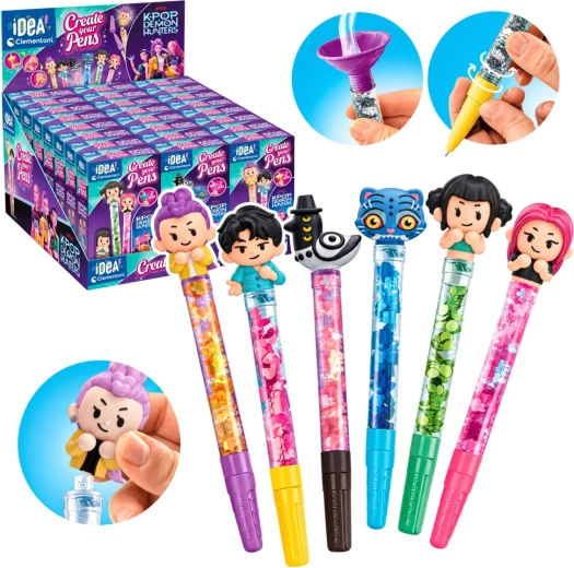 Clementoni Idea Art Mini Pen Factory K-Pop Demon Hunters