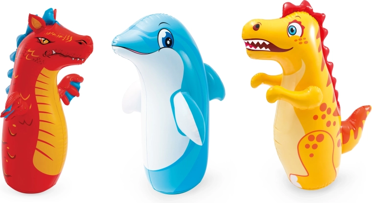 Intex inflatable punching animal with water weight 97 cm (dinosaur/tiger/dolphin) - 1 piece