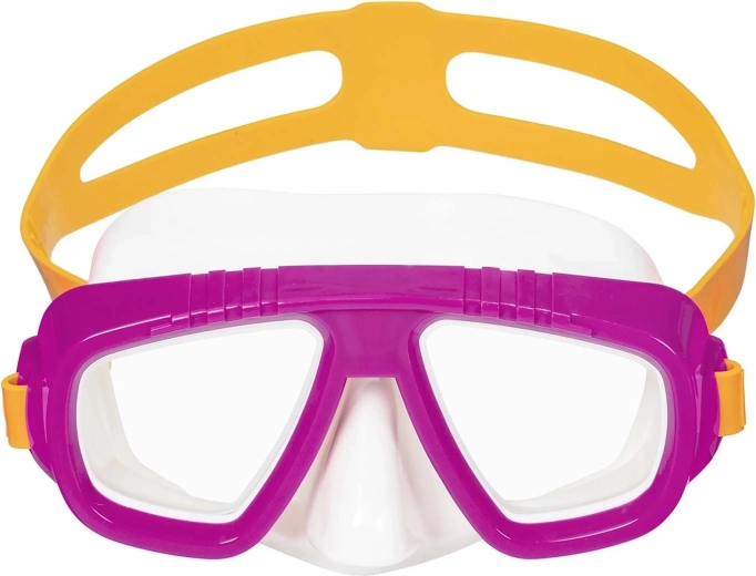 Pink BESTWAY diving mask for children and adults