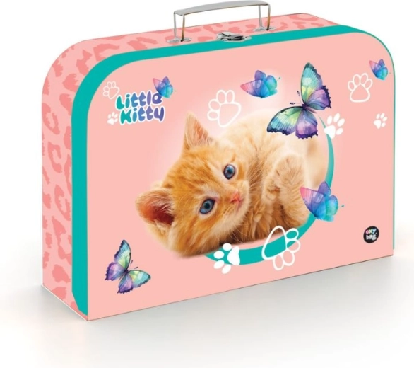 Vaikiškas laminuotas lagaminėlis 34 cm – katė
