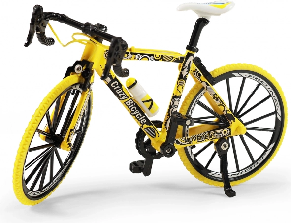 Mini kalnų dviratis geltonas 20 cm