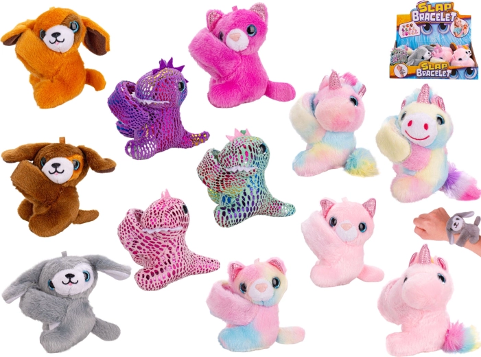 Plush Self-Wrapping Animal Bracelet for Children