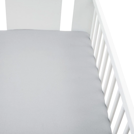 New Baby Jersey Fitted Crib Sheet 120 × 60 cm, Gray