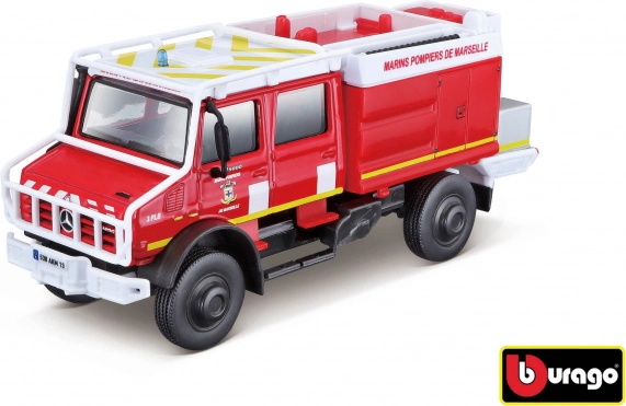 Bburago Emergency Vehicle Mercedes‑Benz Unimog U5023 Firefighters 1:50