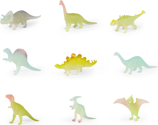Neoniniai dinozaurai, šviečiantys tamsoje