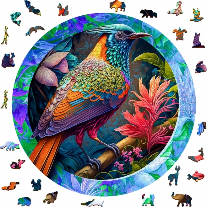 Colorful Bird Wooden Puzzle 505 pcs