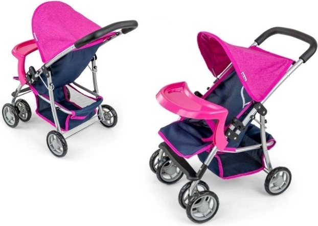 Milly Mally Kate Prestige Navy Doll Stroller