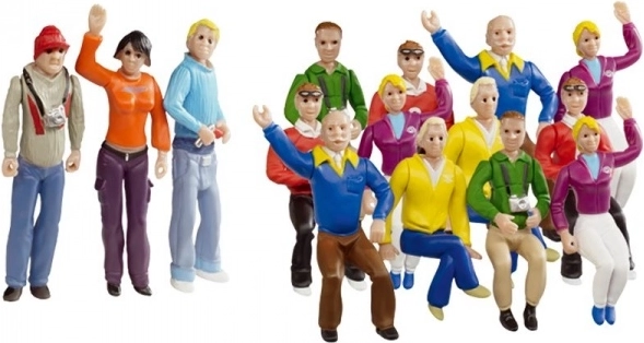 1:32 fan figures – set of 15 pcs for slot car tracks