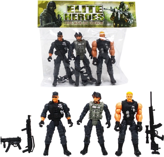 Action Figures of Soldiers Series 2 - 3 pcs