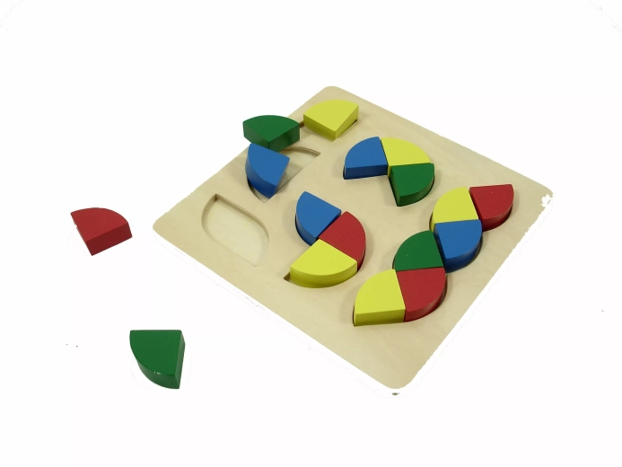 Colorful shape puzzle - 1 piece