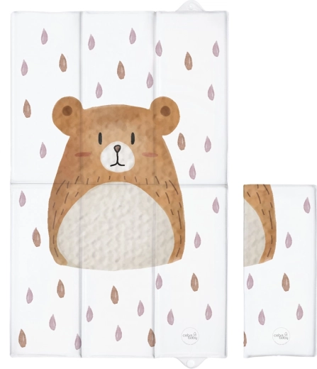 Ceba Baby kelioninis vystymo kilimėlis Basic Bear Buddy 80 × 50 cm