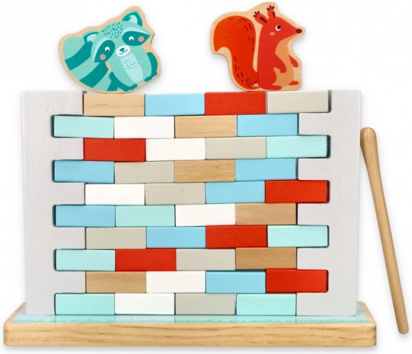 Medinis balansinis žaidimas NESUGRIAUK SIENOS