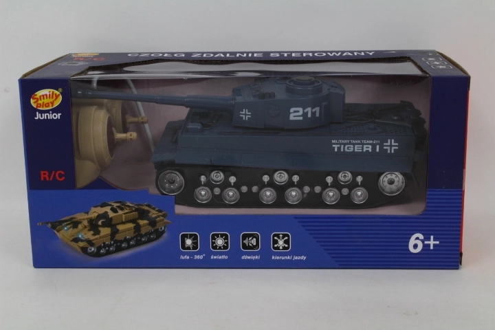RC tank with charger – blue