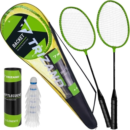 Trizand badmintono rinkinys dėkle (9 dalių)