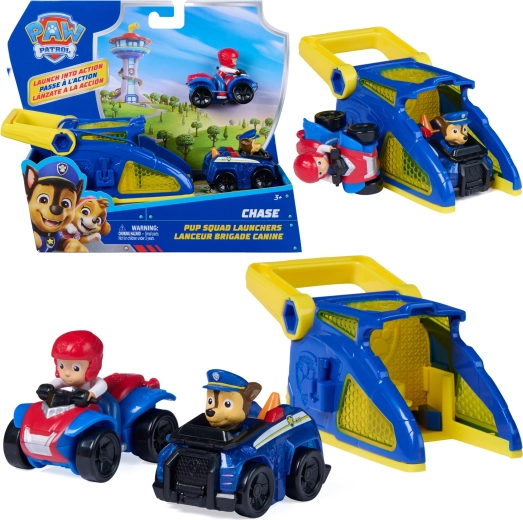 PAW Patrol launch racing set with Chase cars