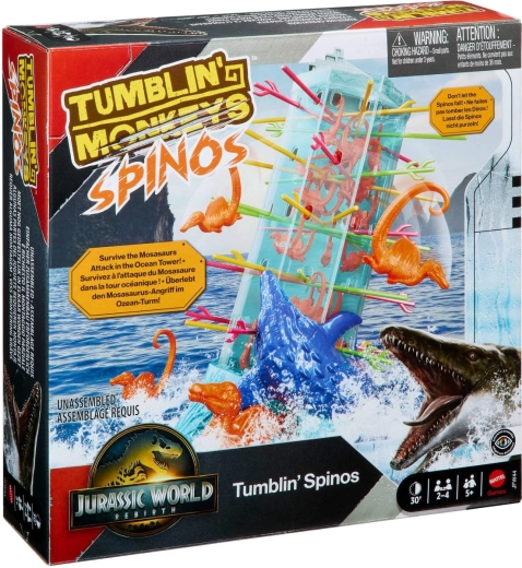 Jurassic World krintantys dinozaurai – šeimos vikrumo žaidimas