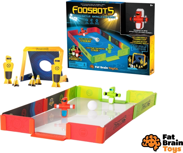 Fat Brain Foosbots stadiono kova – robo futbolas su stadionu